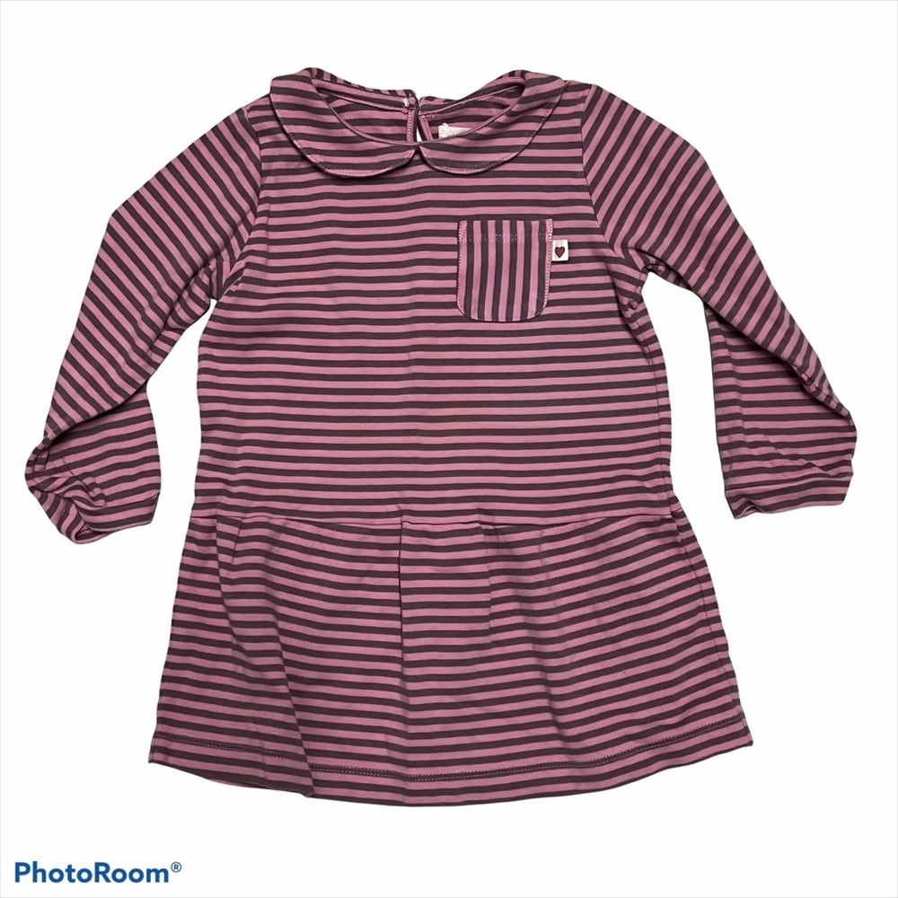 Olive Juice Pink Striped Dress